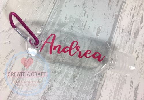 Personalised Fillable Bottle with Clip