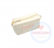 Personalised Canvas Rectangular Pouch