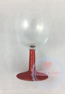 Personalised Glitter Wine Glass - Small
