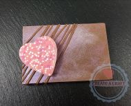 Pink Heart Chocolate Bar