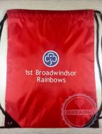 Girlguiding Rainbow Drawstring Bag