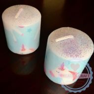 Unicorn Votive Candle